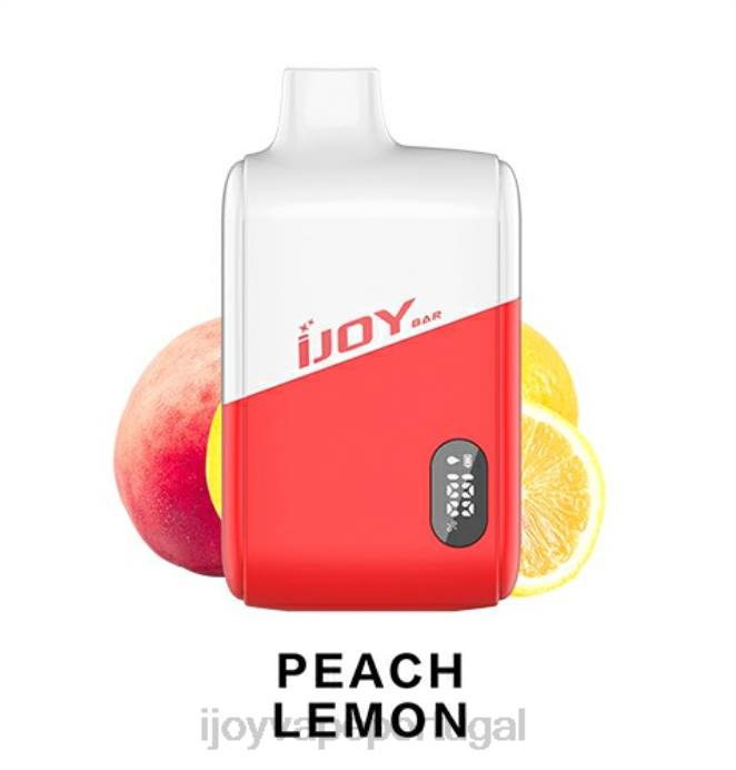 iJOY Best Flavor | iJOY Bar IC8000 descartável TLVJ190 limão pêssego