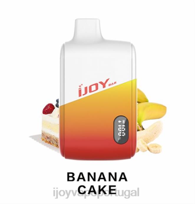 iJOY Vape Order Online | iJOY Bar IC8000 descartável TLVJ176 bolo de banana