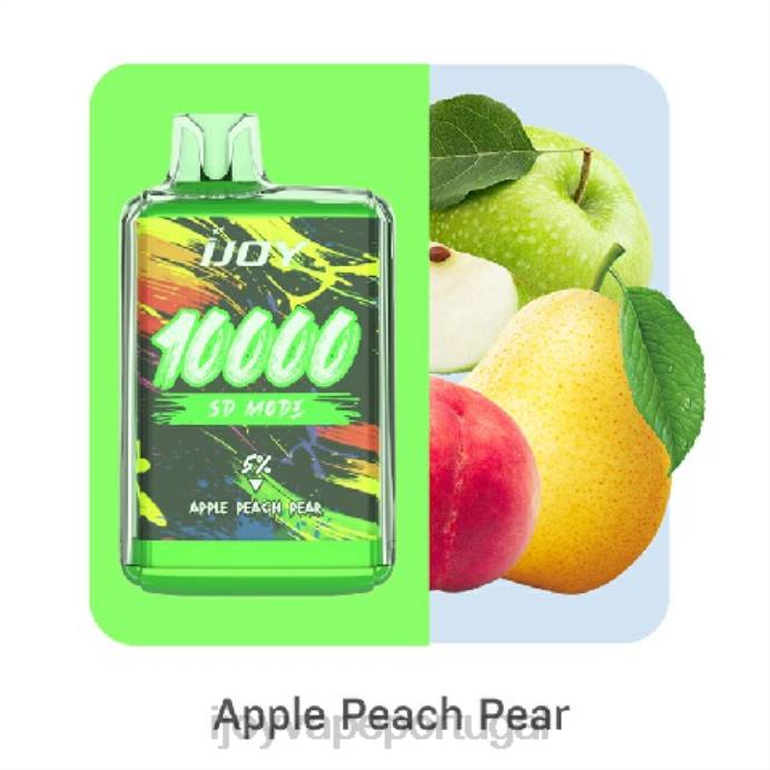 iJOY Best Flavor | iJOY Bar SD10000 descartável TLVJ160 maçã pêssego pêra