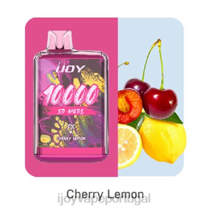 iJOY Sabores | iJOY Bar SD10000 descartável TLVJ164 limão cereja